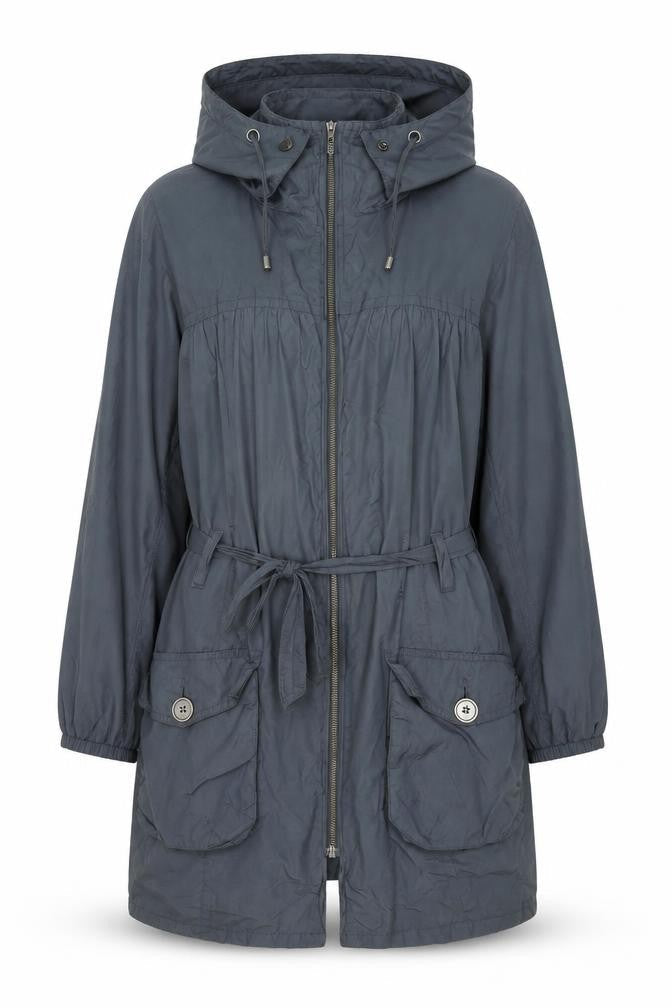 Womens UK Size 16 Marks and Spencer Grey Parka Coat