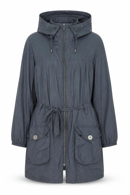 Womens UK Size 16 Marks and Spencer Grey Parka Coat