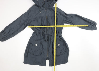 Womens UK Size 16 Marks and Spencer Grey Parka Coat