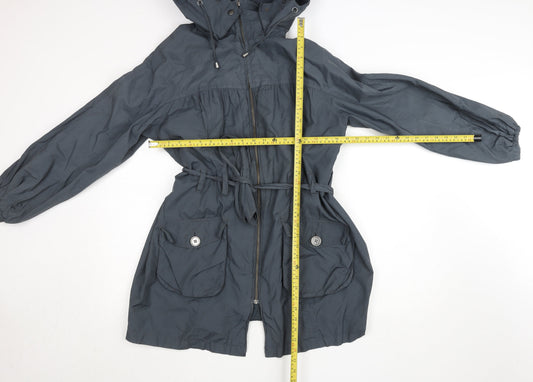 Womens UK Size 16 Marks and Spencer Grey Parka Coat
