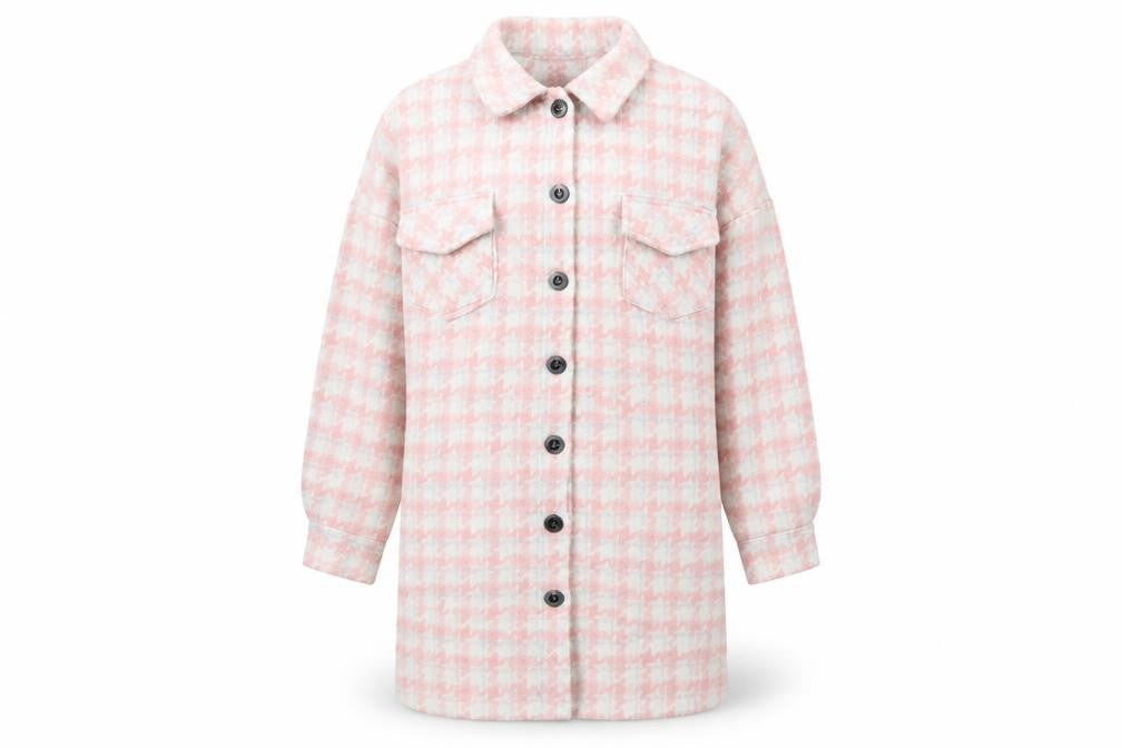 Womens UK Size S AMY & CLO in vogue PARIS Pink Basic Jacket