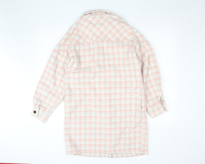 Womens UK Size S AMY & CLO in vogue PARIS Pink Basic Jacket