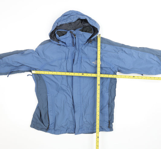Boys UK Size S The North Face Blue Rain Coat