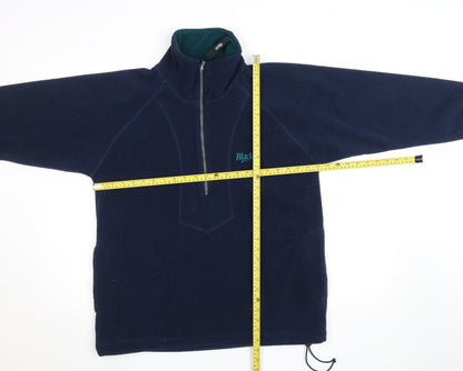Blacks Men's Blue Fleece Half Zip Outdoor Jacket Size S