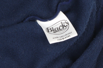 Blacks Men's Blue Fleece Half Zip Outdoor Jacket Size S