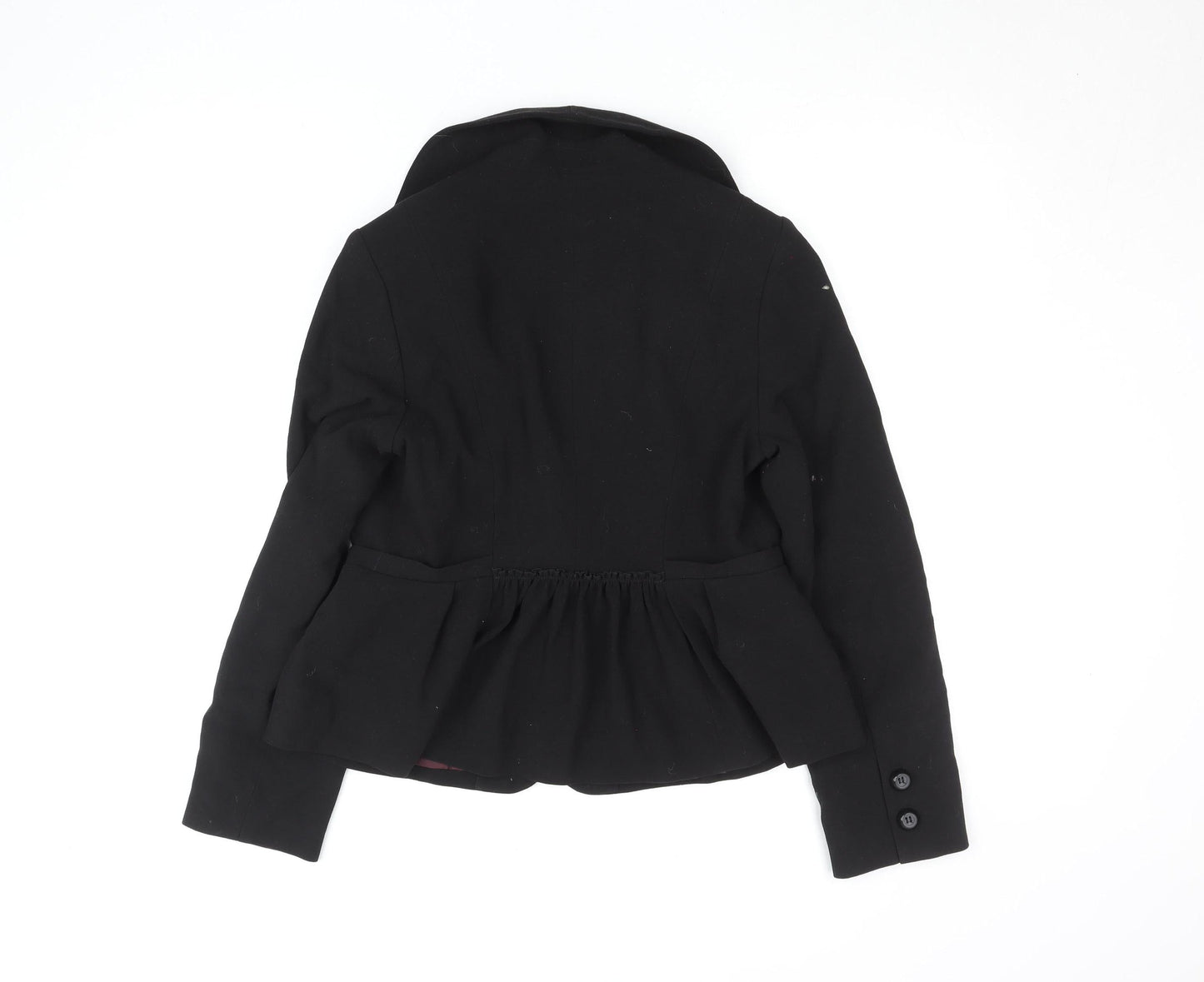 Womens UK Size 12 Betty Jackson Black Regular Black Blazer