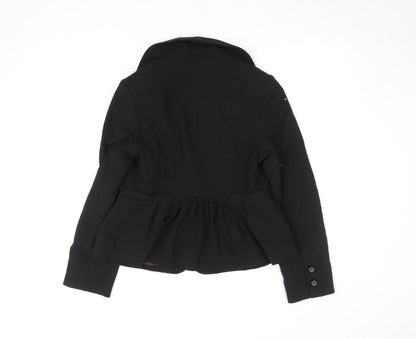Womens UK Size 12 Betty Jackson Black Regular Black Blazer