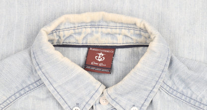 Blakely Clothing Co. Men’s Light Blue Denim Button-Up Shirt XS