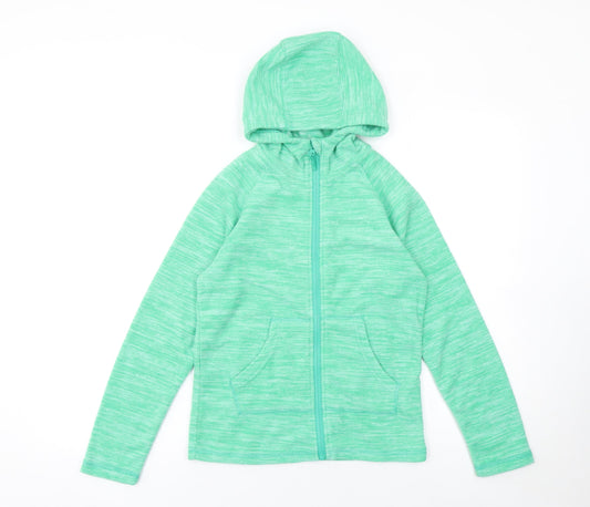Girls UK Size 11-12 Years Mountain Warehouse Green Full Zip Hoodie