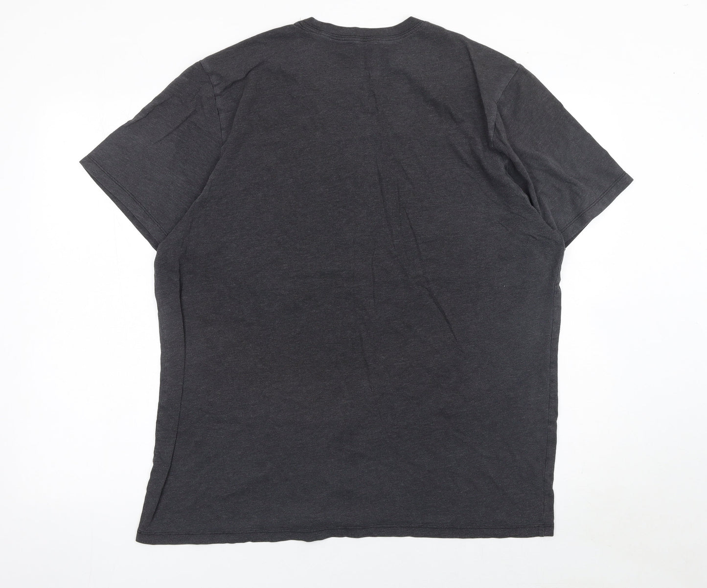 '47 Men Black Liverpool FC Logo Short Sleeve Crew Neck T-Shirt 2XL