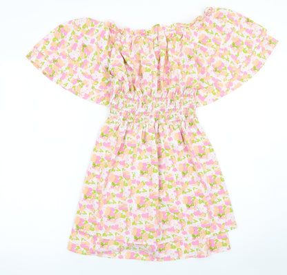 Boohoo Women’s Multicoloured Floral Fit & Flare Short Dress Size 8