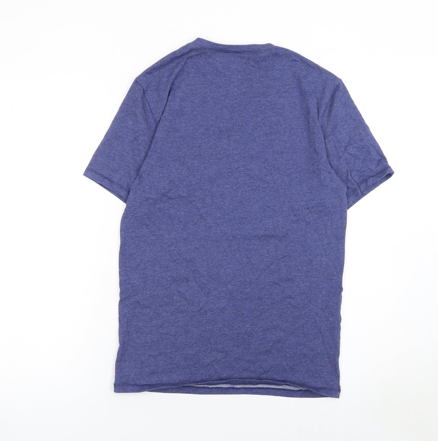 Womens UK Size XS DECATHLON Blue Gym & Training Running & Jogging Yoga T-Shirt