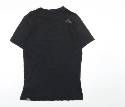 The North Face Men's Black XS Crew Neck Cotton T-Shirt