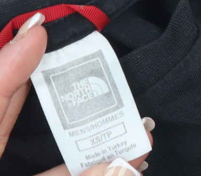 The North Face Men's Black XS Crew Neck Cotton T-Shirt