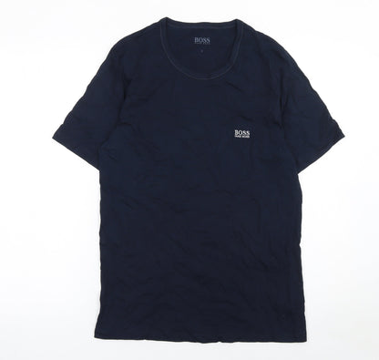 Mens UK Size L HUGO BOSS Blue  T-Shirt