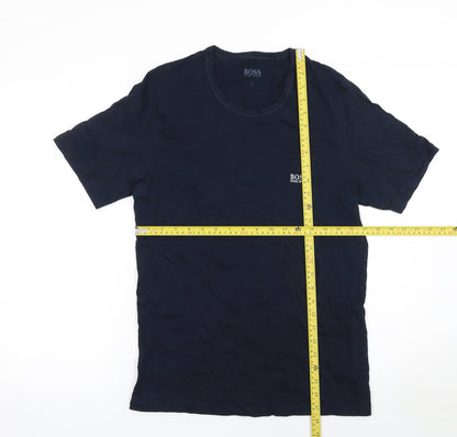 Mens UK Size L HUGO BOSS Blue  T-Shirt