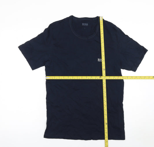 Mens UK Size L HUGO BOSS Blue  T-Shirt