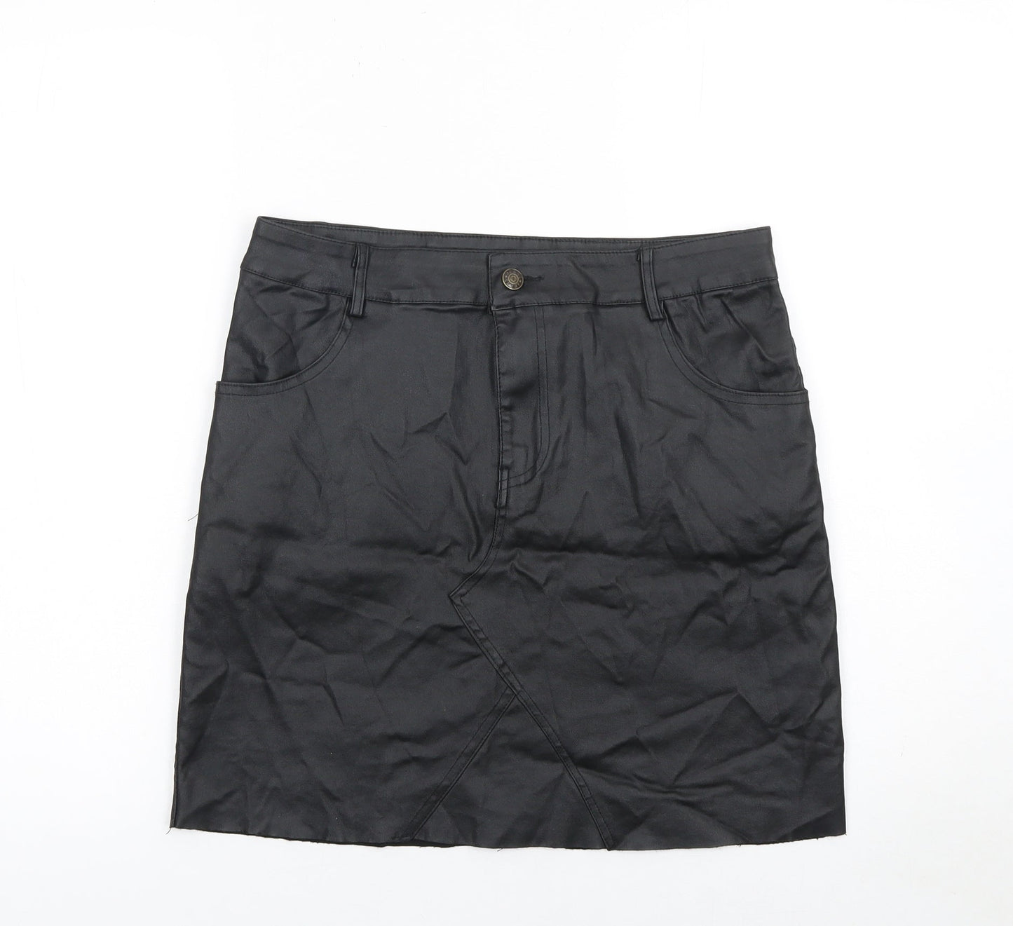 PrettyLittleThing Women’s Black Stretch Pencil Skirt Size 12