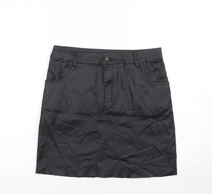 PrettyLittleThing Women’s Black Stretch Pencil Skirt Size 12