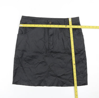 PrettyLittleThing Women’s Black Stretch Pencil Skirt Size 12