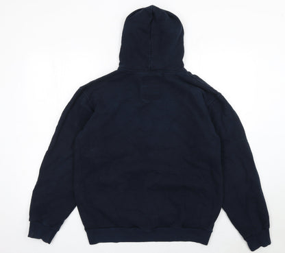 Womens UK Size L Paris Produit Original Blue Pullover Hoodie