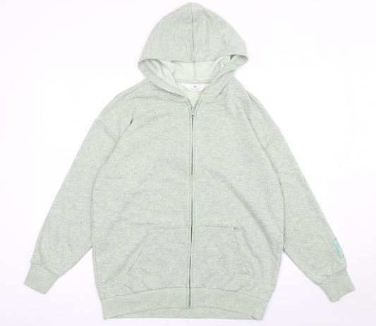 Girls UK Size 11-12 Years H&M Grey Full Zip Hoodie