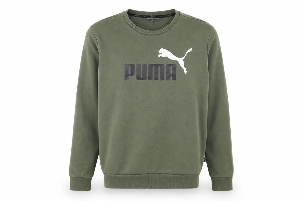 Mens UK Size S PUMA Green Pullover Sweatshirt
