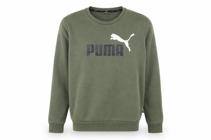 Mens UK Size S PUMA Green Pullover Sweatshirt
