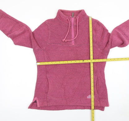 Womens UK Size 10 Weird Fish Pink Pullover Sweatshirt
