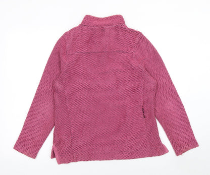 Womens UK Size 10 Weird Fish Pink Pullover Sweatshirt