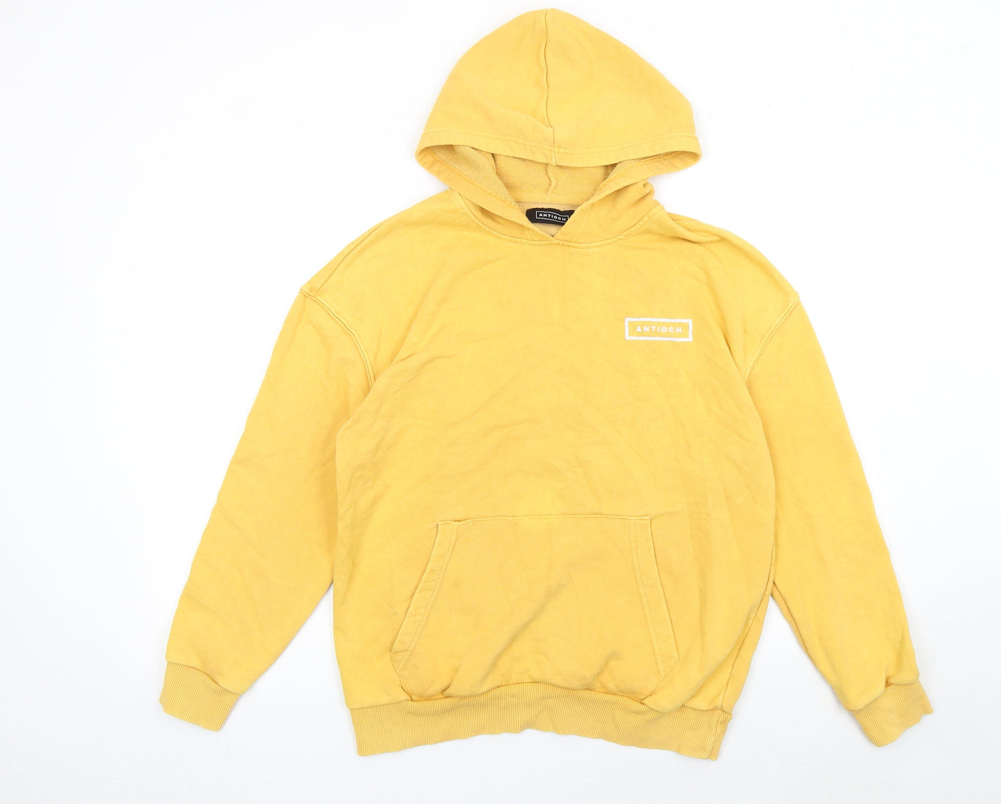 Womens UK Size M Antioch Yellow Pullover Hoodie