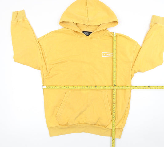Womens UK Size M Antioch Yellow Pullover Hoodie