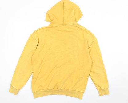 Womens UK Size M Antioch Yellow Pullover Hoodie