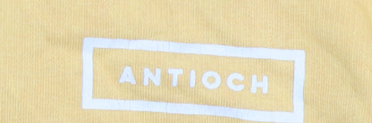 Womens UK Size M Antioch Yellow Pullover Hoodie