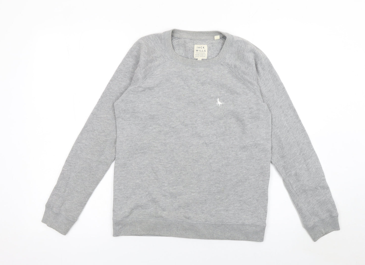 Womens UK Size 10 Jack Wills Grey Pullover Sweatshirt
