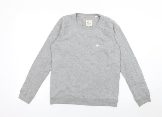 Womens UK Size 10 Jack Wills Grey Pullover Sweatshirt
