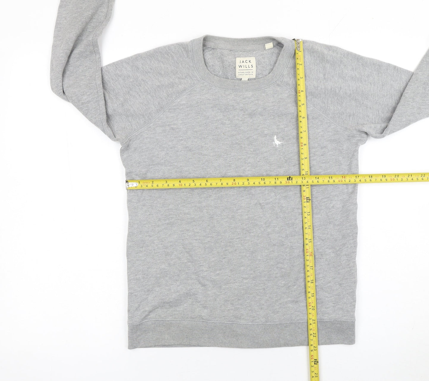 Womens UK Size 10 Jack Wills Grey Pullover Sweatshirt