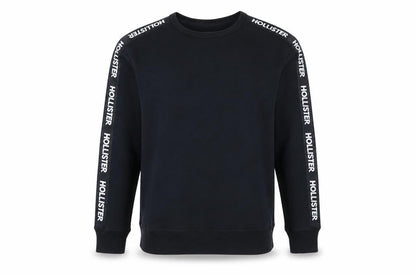Mens UK Size XS Hollister Black Pullover Sweatshirt