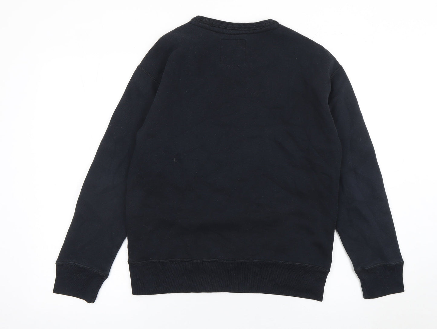 Mens UK Size XS Hollister Black Pullover Sweatshirt