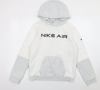 Boys UK Size XL Nike White Pullover Hoodie