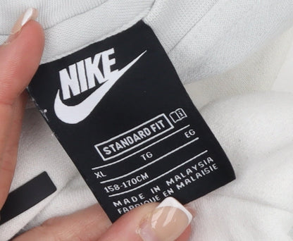 Boys UK Size XL Nike White Pullover Hoodie