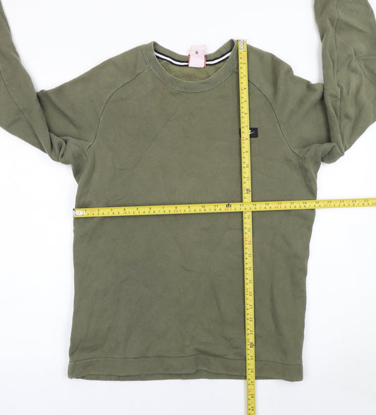 Mens UK Size S Nike Green Pullover Sweatshirt