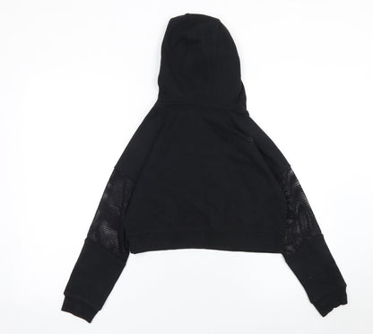 Girls UK Size 11-12 Years USA Pro Black Pullover Hoodie