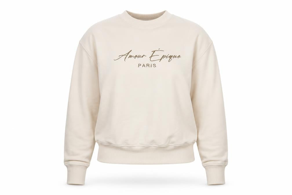 Womens UK Size S George Beige Pullover Sweatshirt