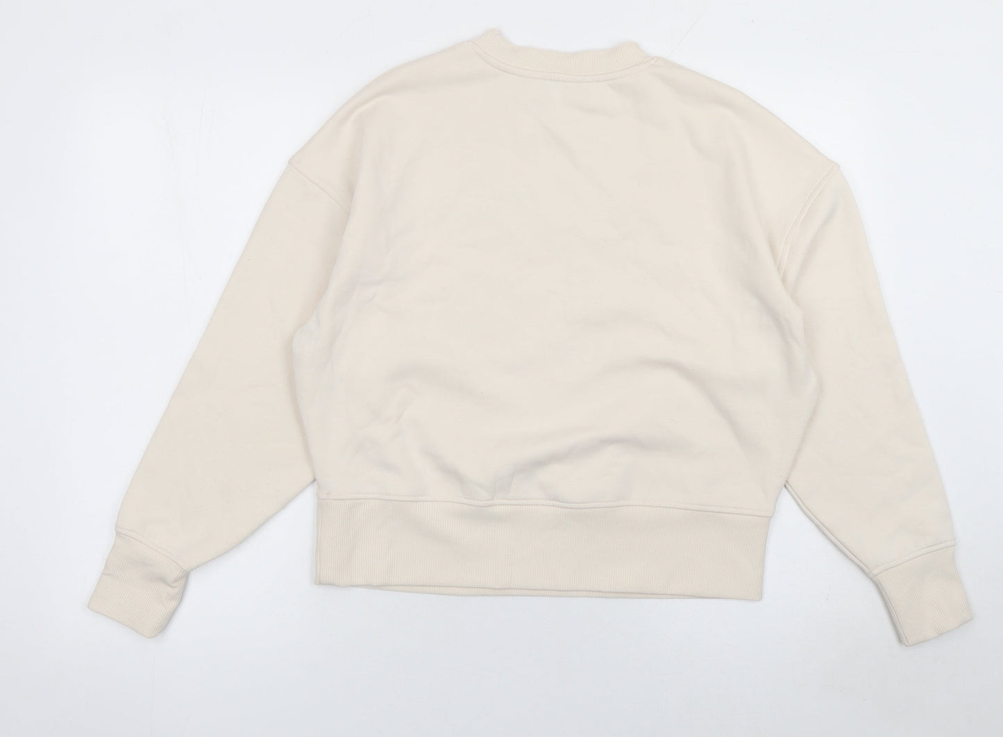 Womens UK Size S George Beige Pullover Sweatshirt