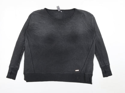 Womens UK Size XS Sweaty Betty Black Pullover Sweatshirt
