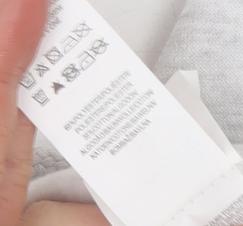 Primark Women Grey Mulan Mushu Hoodie L Pullover Disney Graphic Print