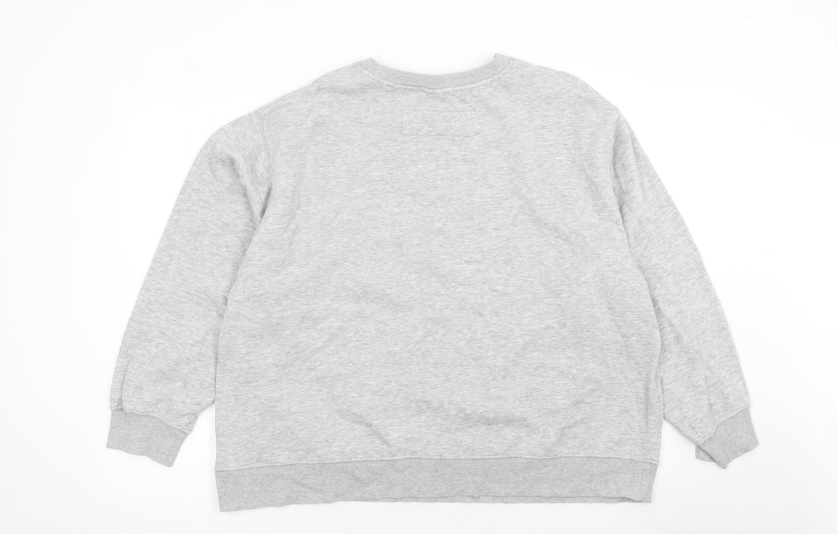 Mens UK Size XL H&M Grey Pullover Sweatshirt