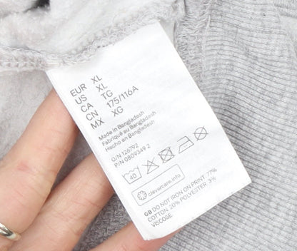 Mens UK Size XL H&M Grey Pullover Sweatshirt