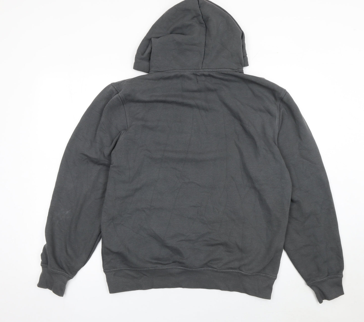 Mens UK Size M River Island Grey Pullover Hoodie